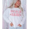 Azura Exchange BEACH BABE Slogan Graphic Sweatshirt – L