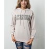 Azura Exchange Leopard Letter Graphic Hooded Sweatshirt – L