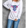 Azura Exchange Highland Heifer Moody Graphic Sweatshirt – 2XL