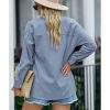 Azura Exchange Buttoned Pocket Long Sleeve Shirt – S