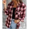 Azura Exchange Plaid Shacket with Buttons Pockets – L