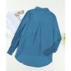 Azura Exchange Pocketed Billowy Sleeves Shirt – 2XL