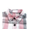 Azura Exchange Button Up Plaid Shirt – L