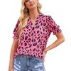 Azura Exchange Leopard Bubble Sleeve Blouse – 2XL