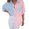 Azura Exchange Striped Print Shirt – L