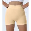 Azura Exchange Textured Butt Lifting High Waist Yoga Shorts – L