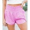 Azura Exchange High Waisted Plaid Athletic Shorts – L