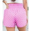 Azura Exchange High Waisted Plaid Athletic Shorts – L