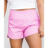 Azura Exchange High Waisted Plaid Athletic Shorts – L