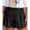 Azura Exchange Sequin High Waist Casual Shorts – L