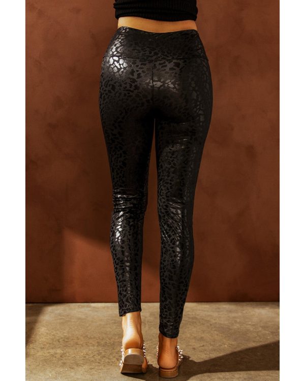 Azura Exchange Leopard Textured Leggings – XL