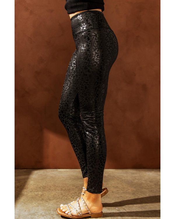 Azura Exchange Leopard Textured Leggings – XL