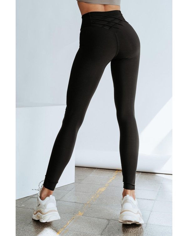 Azura Exchange Tummy Control High Waist Leggings – L