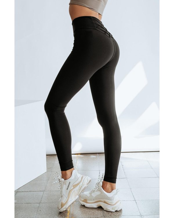 Azura Exchange Tummy Control High Waist Leggings – L