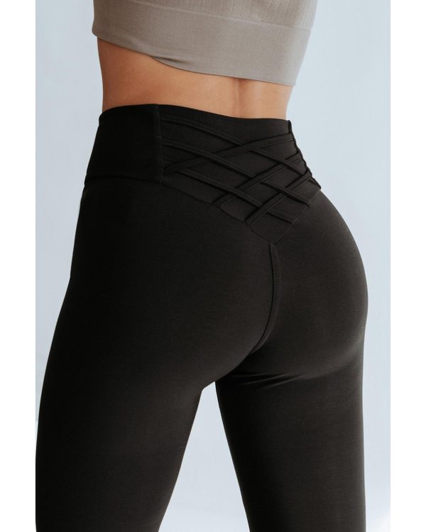 Azura Exchange Tummy Control High Waist Leggings – L