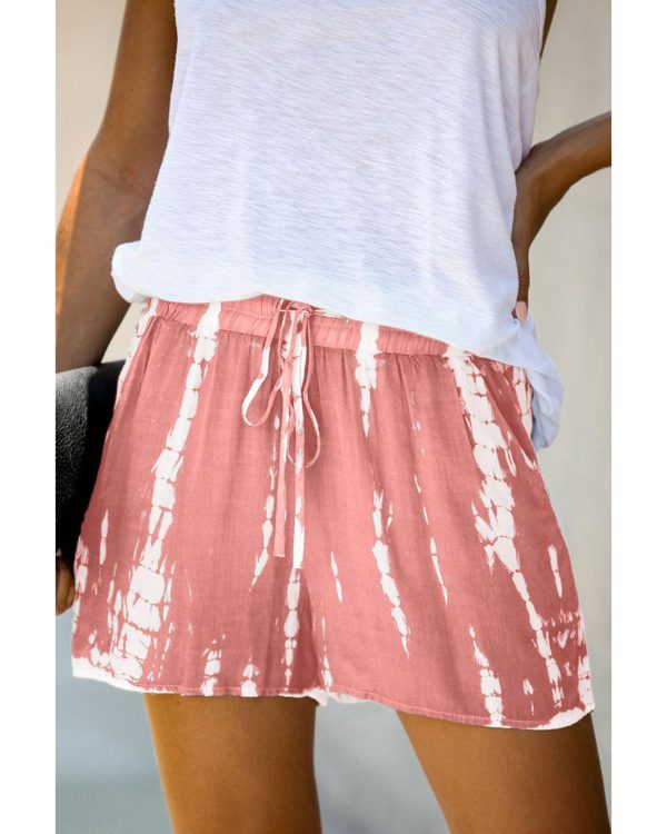 Azura Exchange Tie Dye Drawstring Shorts – L