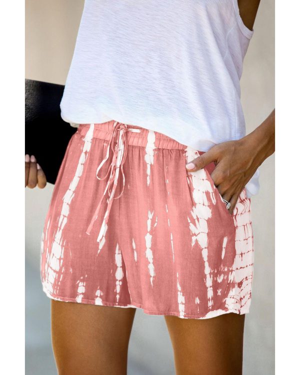 Azura Exchange Tie Dye Drawstring Shorts – L