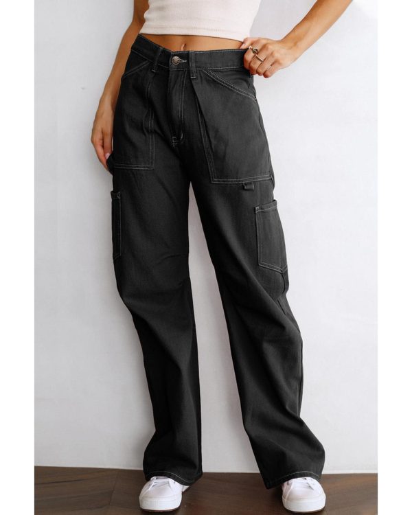 Azura Exchange High Waist Cargo Pants with Pockets – 14 US