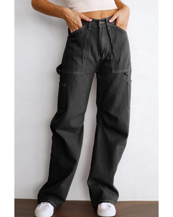 Azura Exchange High Waist Cargo Pants with Pockets – 14 US