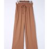 Azura Exchange Elastic Waist Casual Wide Leg Pants – L