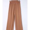 Azura Exchange Elastic Waist Casual Wide Leg Pants – L