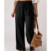 Azura Exchange Casual Wide Leg Pants with Drawstring Elastic Waist – M