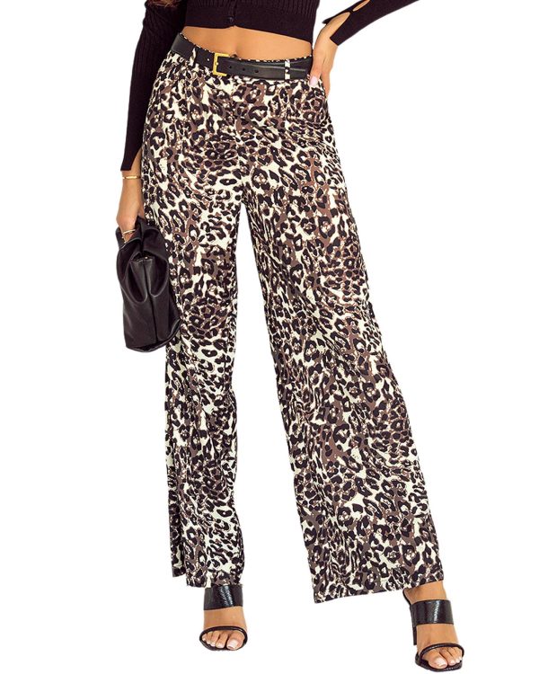 Azura Exchange Black High Waist Wide Leg Pants – 10 US