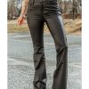 Azura Exchange Skinny Flared Leather Pants – L