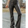 Azura Exchange Skinny Flared Leather Pants – L