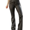 Azura Exchange Skinny Flared Leather Pants – L