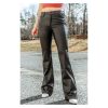 Azura Exchange Skinny Flared Leather Pants – L