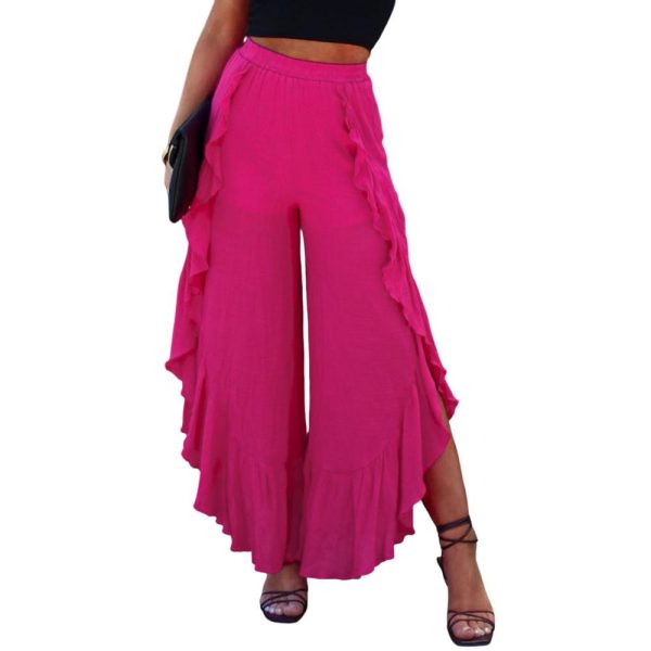 Azura Exchange High Waist Wide Leg Pants – L