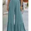 Azura Exchange High Waist Ruffled Wide-Leg Pants – M