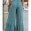 Azura Exchange High Waist Ruffled Wide-Leg Pants – M