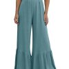 Azura Exchange High Waist Ruffled Wide-Leg Pants – M