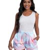 Azura Exchange Print Drawstring Casual Elastic Waist Pocketed Shorts – 2XL