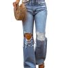 Azura Exchange Open Knee Wide Leg Jeans – 12 US