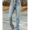 Azura Exchange Ripped Detail Flare Bottom Jeans – 10 US