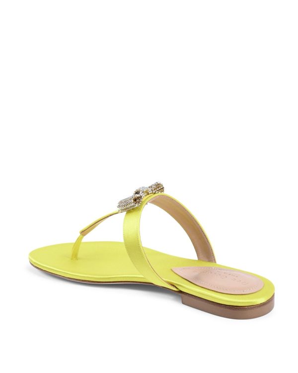 Satin Swarovski Sandals – 35 EU