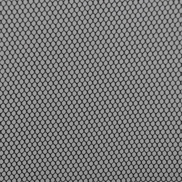 Insect Door Screen 4-Piece Mesh Curtain 220 x 100 cm Black Polyester