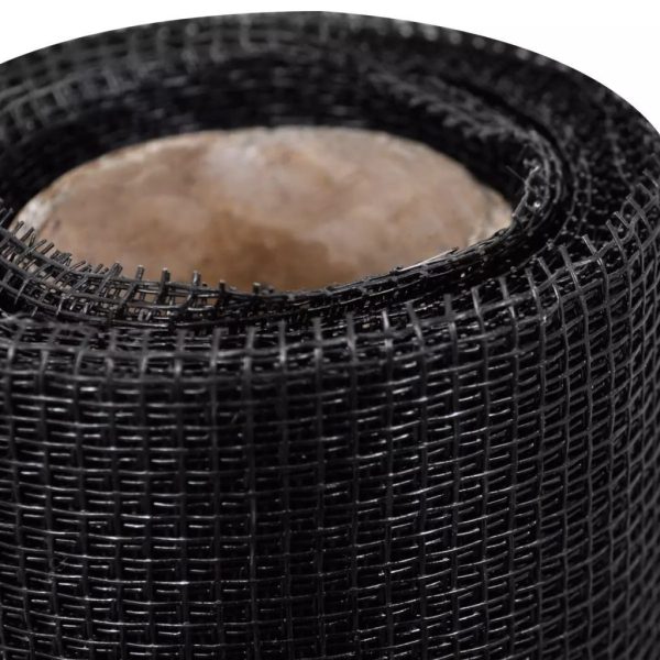 Mesh Screen Fiberglass Black – 150×500 cm