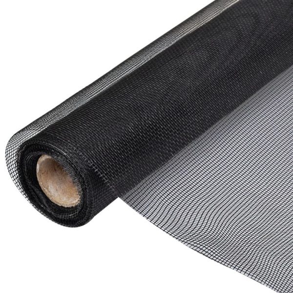 Mesh Screen Fiberglass Black – 150×500 cm