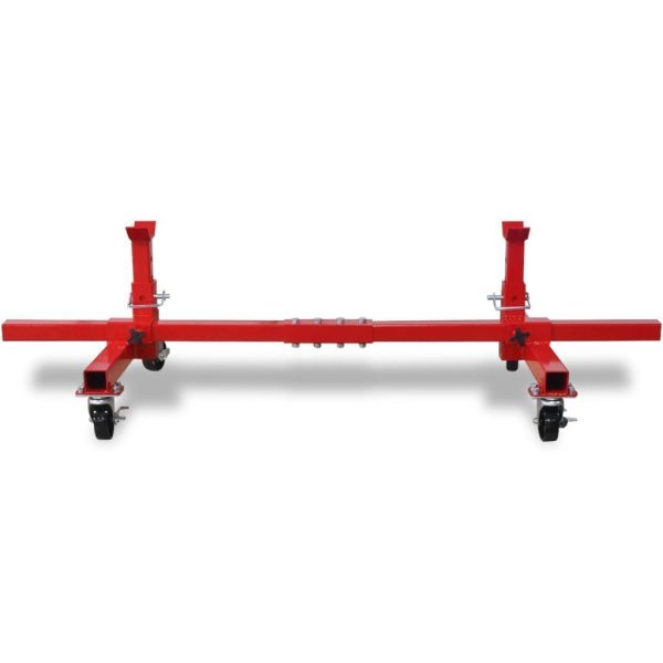 Mobile Axle Stand Red