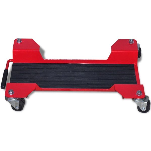 Motorcycle Dolly Centre Stand Red