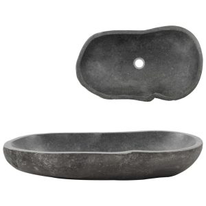 Wash Basin River Stone Oval 60-70 cm