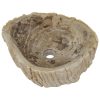 Sink 45x35x15 cm Fossil Stone Cream