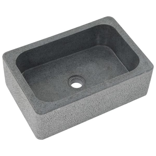 Sink 45x30x15 cm Riverstone Black