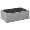 Sink 45x30x15 cm Riverstone Black