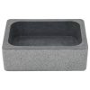 Sink 45x30x15 cm Riverstone Black