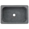 Sink 45x30x15 cm Riverstone Black